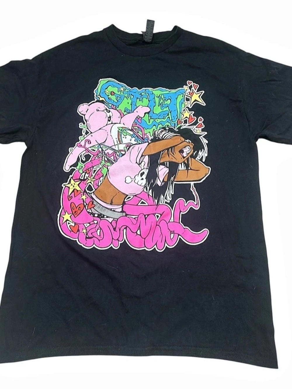 GILT Band Shirt Size M Black Graphic Tee Y2K Scenecore Mall Goth Emo Punk Rock
